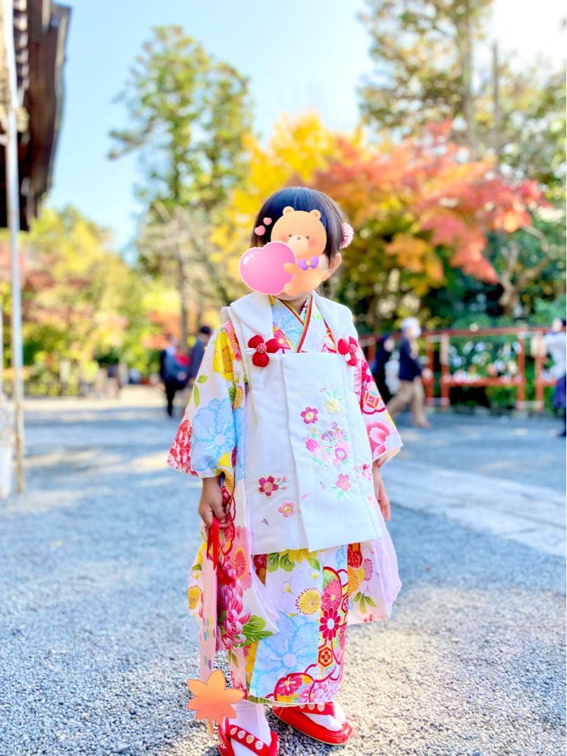 七五三 3歳 女の子 被服 着物セット