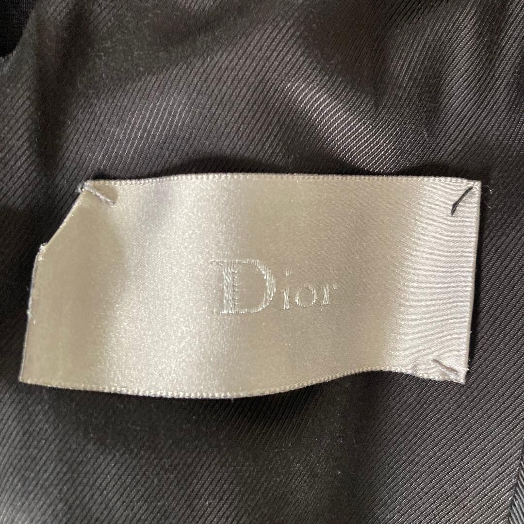 Dior homme05 ブラックトレンチコート　エディデザイン