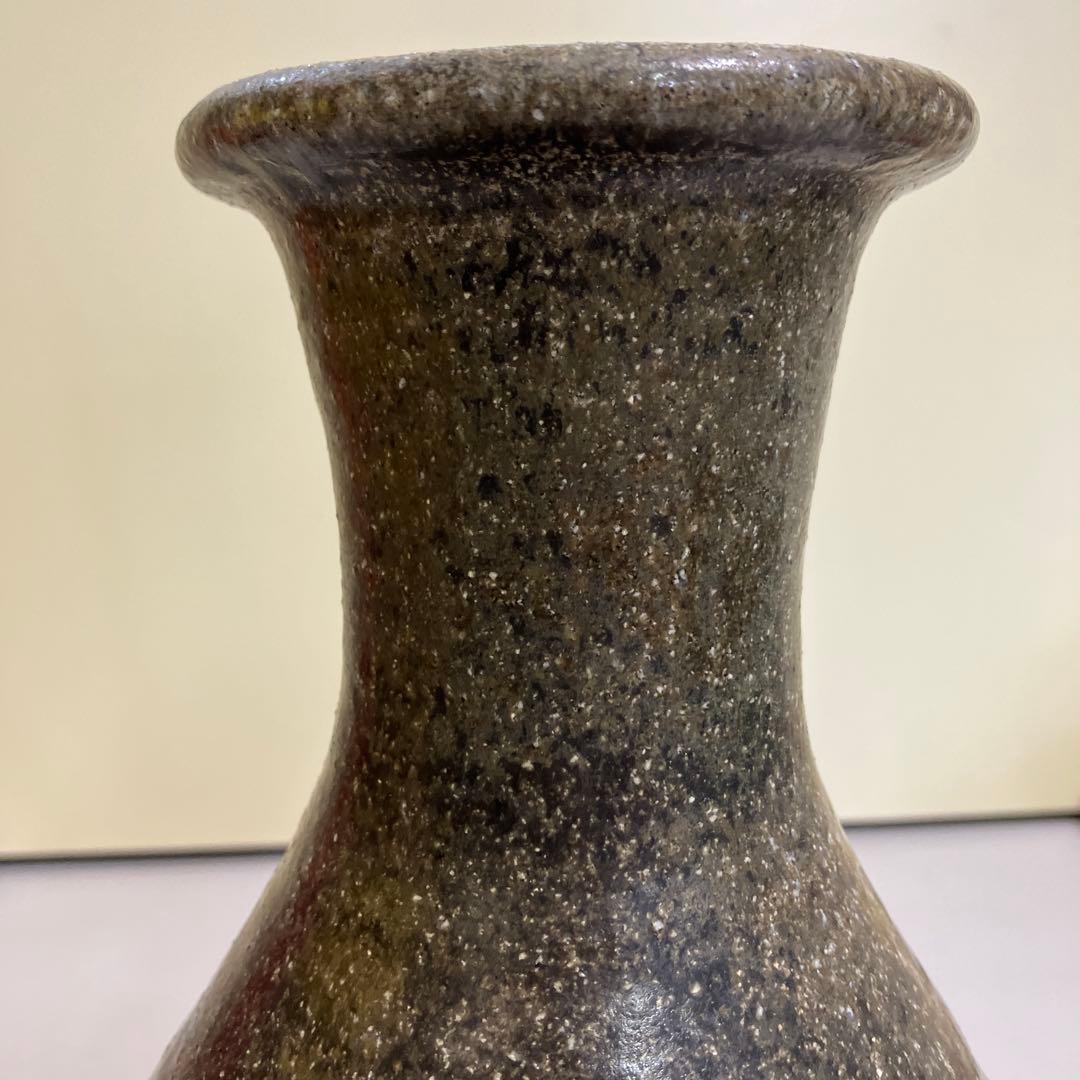 D-5 昭和レトロ 人間国宝 富本憲吉 富本窯 陶器 骨董品 花瓶 花生け 花器