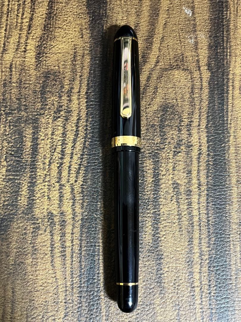 14K #3776 PLATINUM センチュリー 万年筆 極細