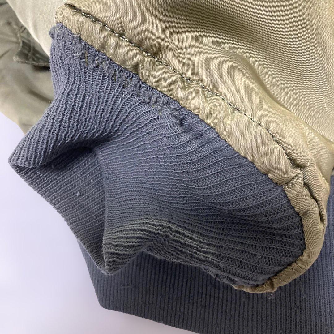 80s⁉️ビンテージ ALPHA USAアルファ MA-1 フライトジャケット L