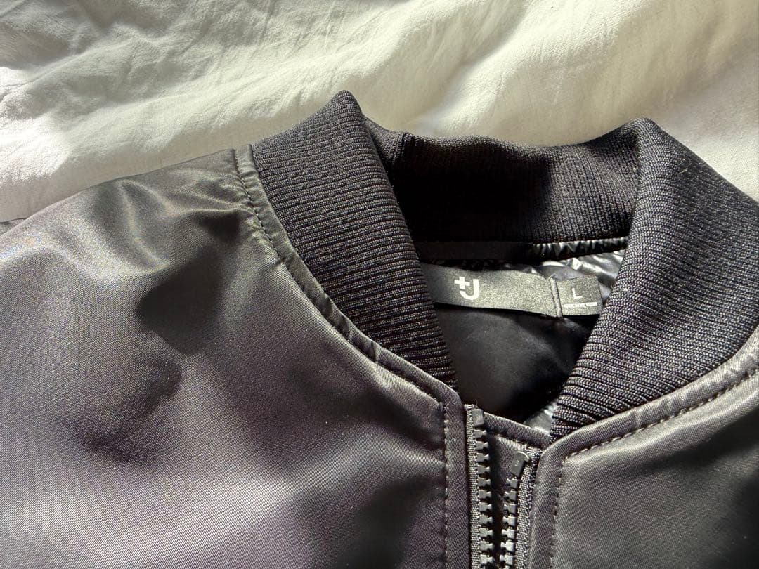 ハイブリッドダウンオーバーサイズMA-1　ブラック L