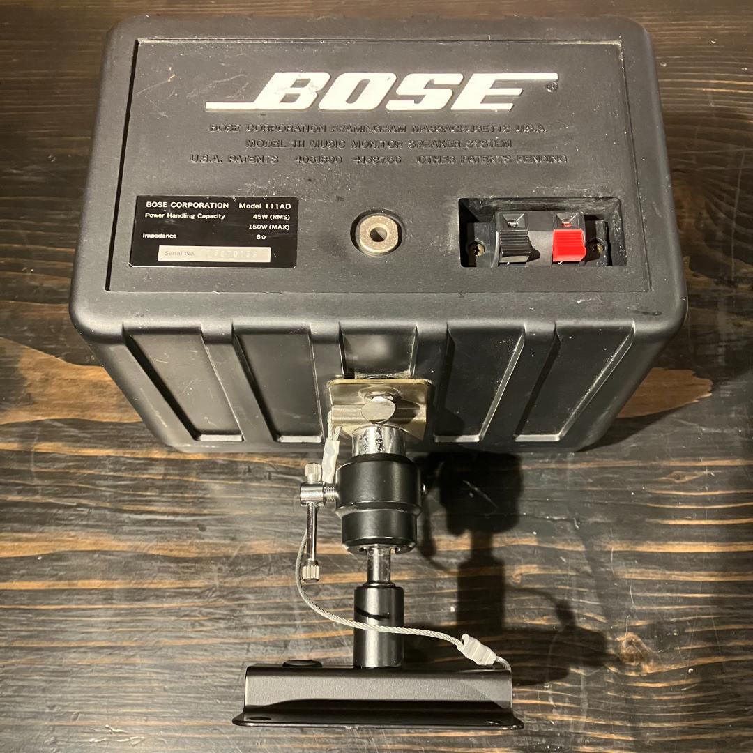 BOSE　ボーズ　スピーカー　111AD　ペア/天吊り金具付き