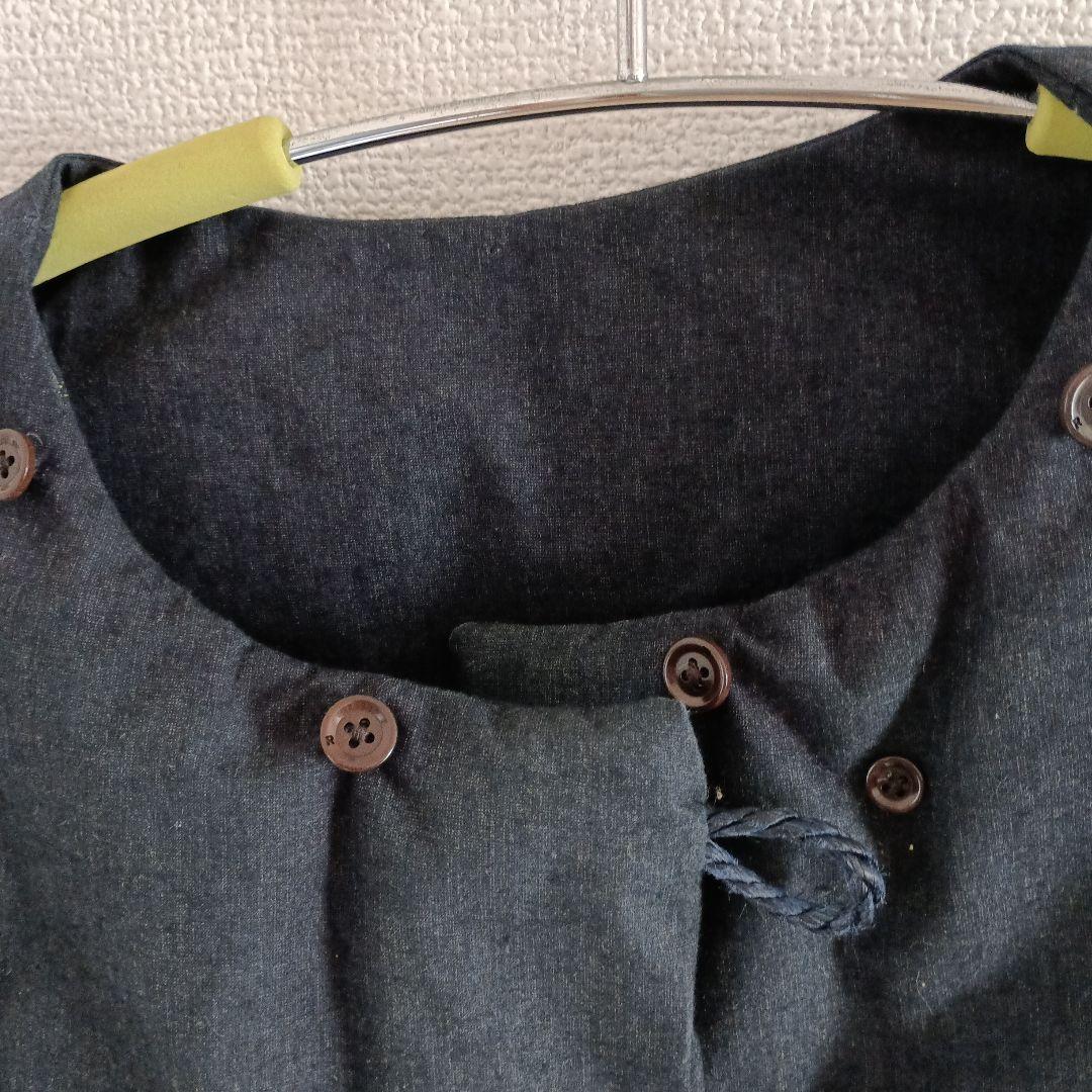 45r　45rpm　ダウンベスト　ムートン襟　ウール　カシミヤ