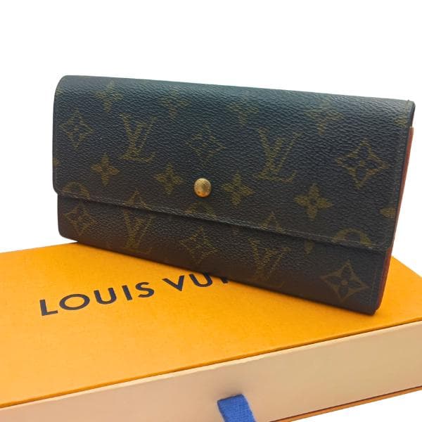 ルイヴィトン モノグラム 2つ折り 長財布 ポルトフォイユ サラ 旧型　0082