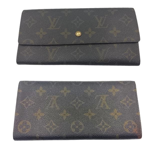 ルイヴィトン モノグラム 2つ折り 長財布 ポルトフォイユ サラ 旧型　0082