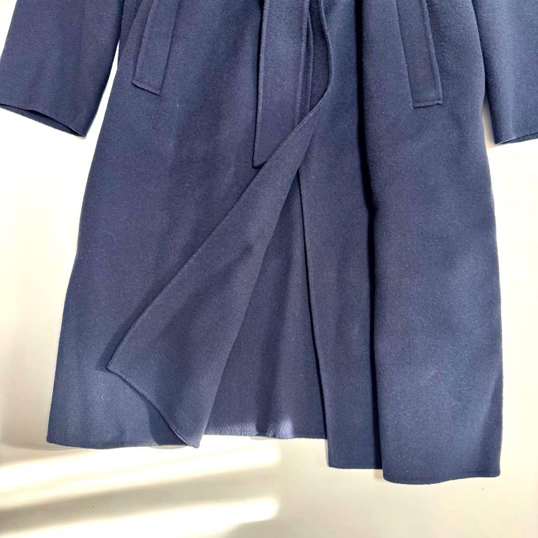 ICB 【マガジン掲載】ウールリバー ロングトレンチコート　46 大きいサイズ