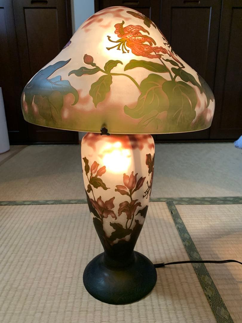 マツヤマ工芸　ガラススタンドライト　最終値下げ価格