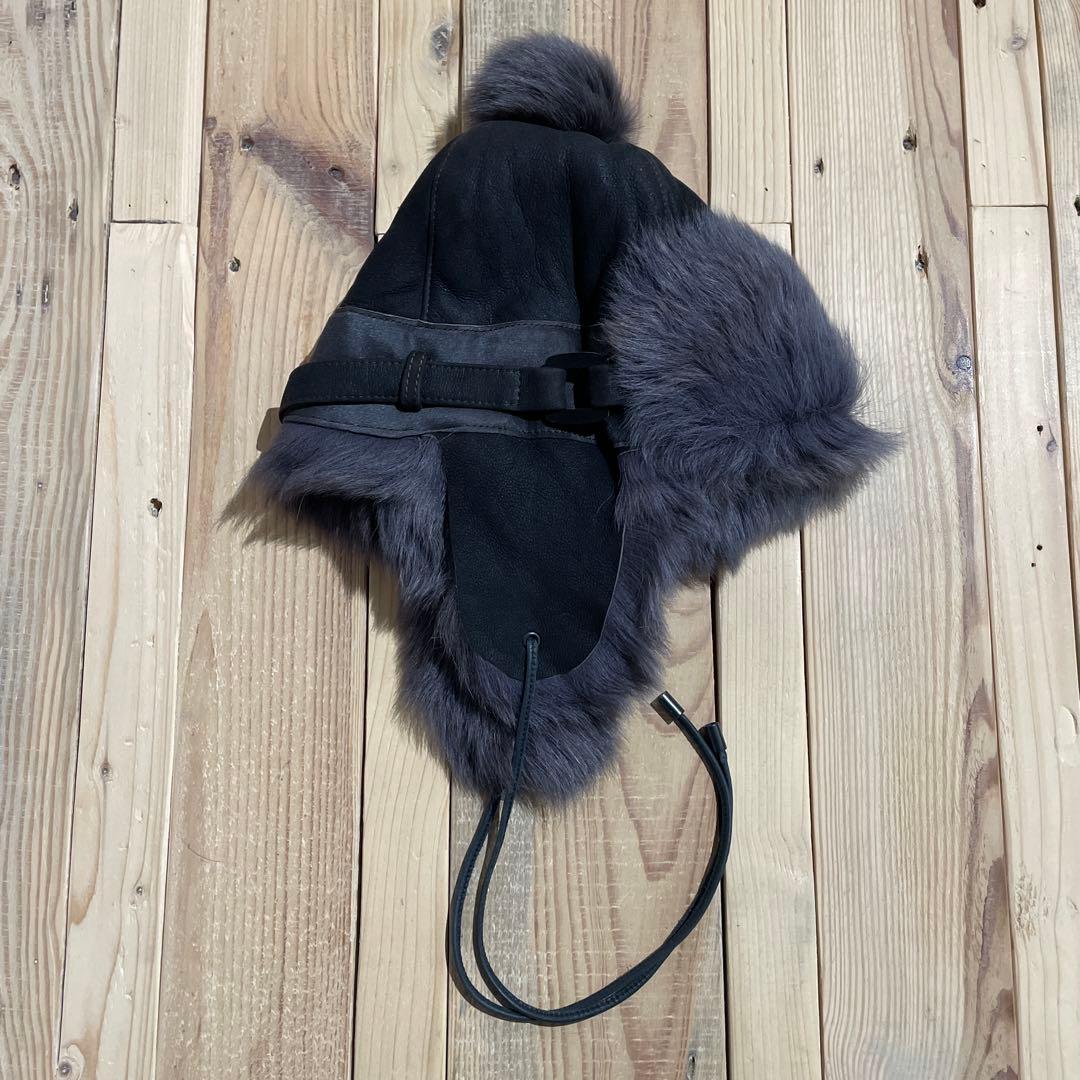 カールドノヒュー　ムートン　帽子