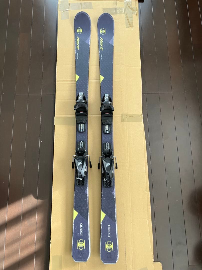 子供用 スキー板、ビンディング、ブーツ 3点セット