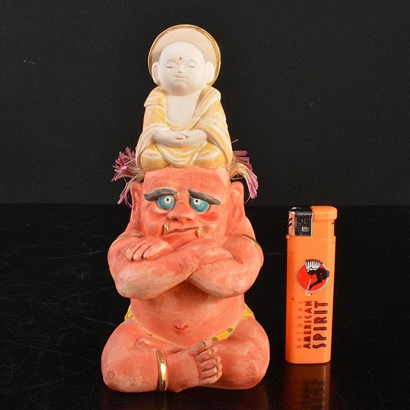 pptiger.25　二代戸畑茂四郎作　元気地蔵　台付　V　R7124