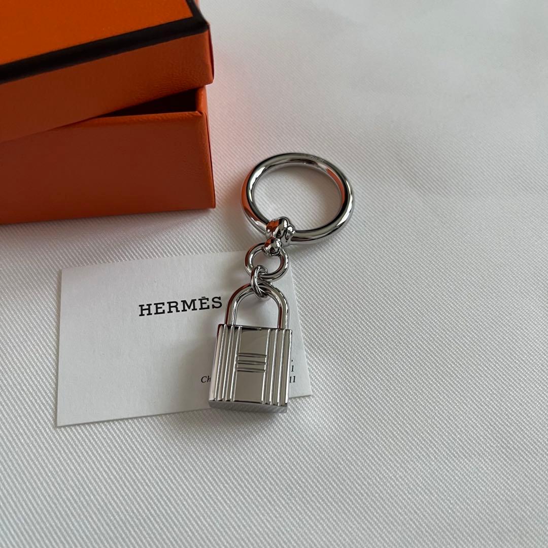 小物 HERMES Charms Cadenas scarf ring