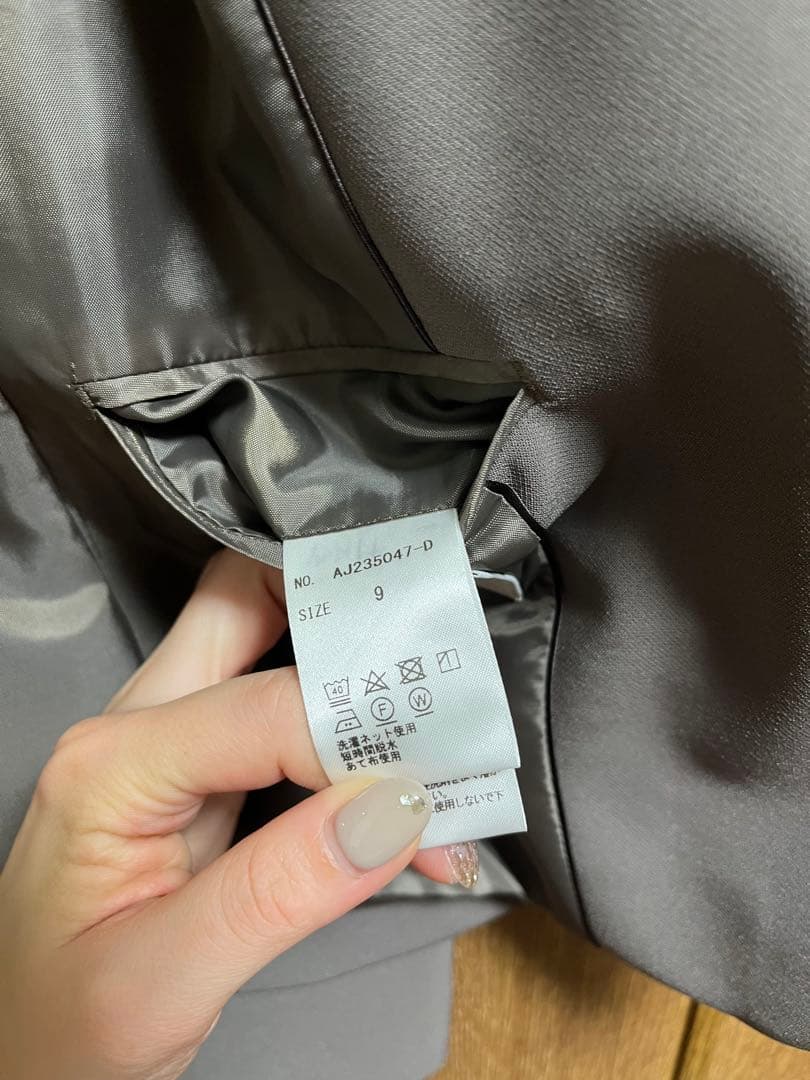 ❤️着用1回のみ❤️洋服の青山 ブラウンパンツスーツセット