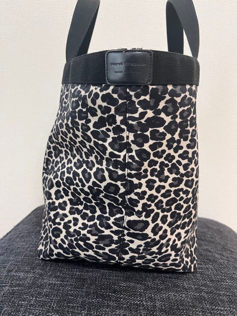 エルベシャプリエ 舟形トートバッグ　 725 パンサーブラン　Lサイズ