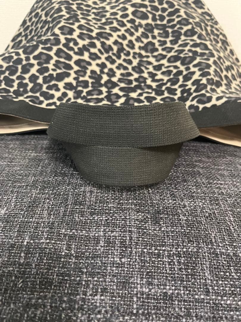 エルベシャプリエ 舟形トートバッグ　 725 パンサーブラン　Lサイズ