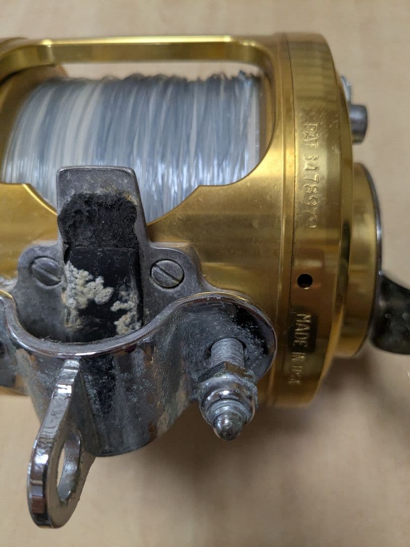 PENN INTERNATIONAL II 80T 釣り リール ゴールド