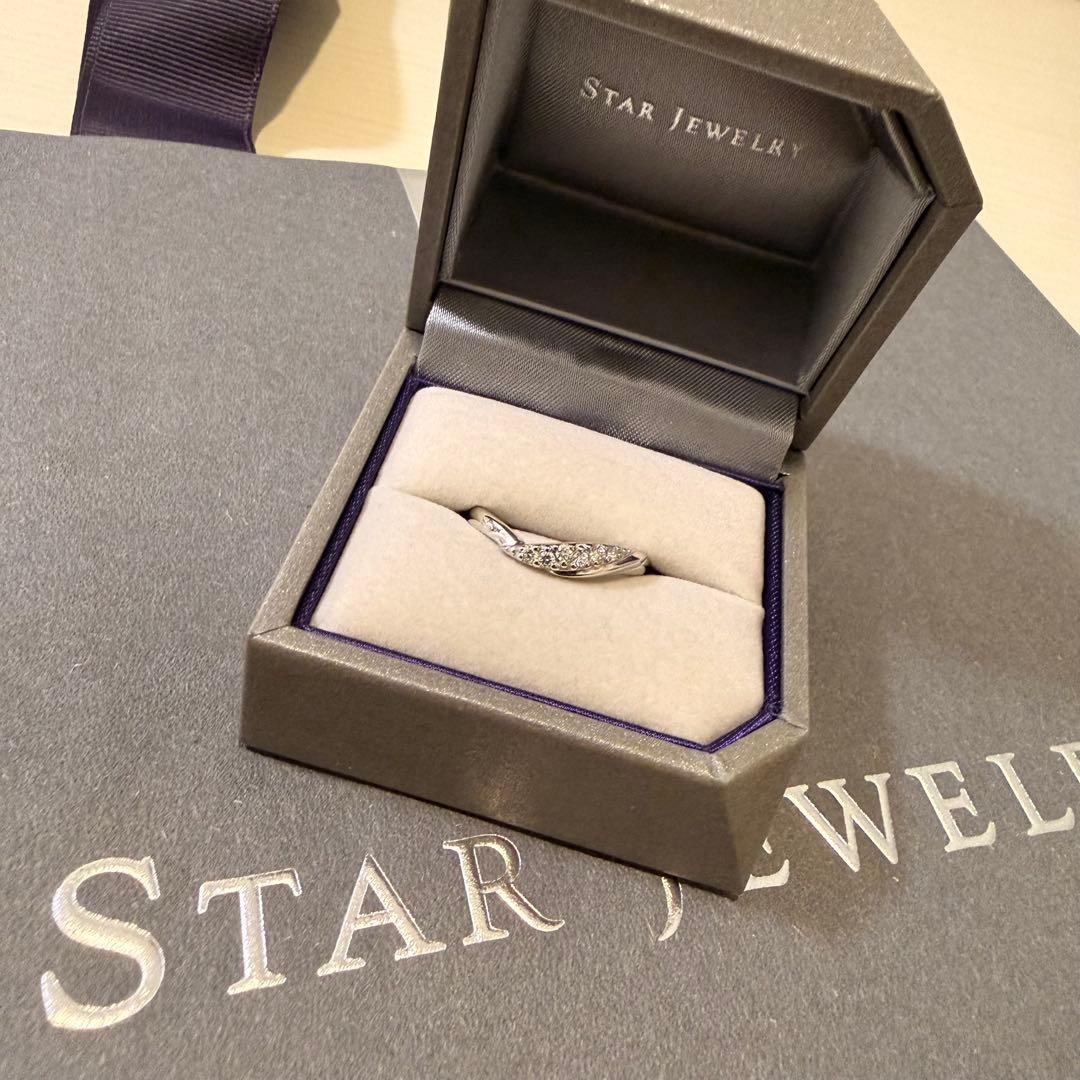 新品✨　スタージュエリー　指輪　ダイヤモンド　定価9万❗️