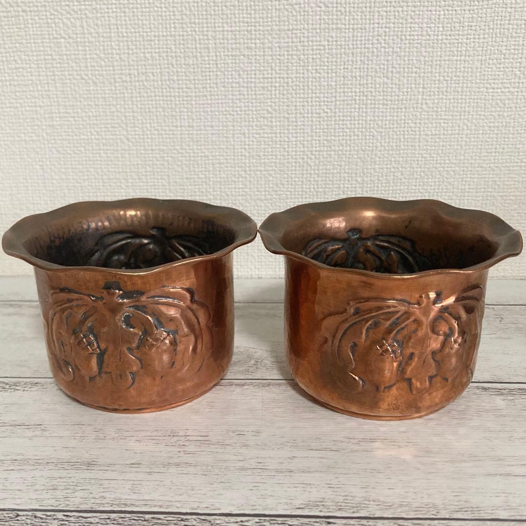 北欧 ヴィンテージ コパー 銅製 ろうそくホルダー どんぐり スウェーデン製