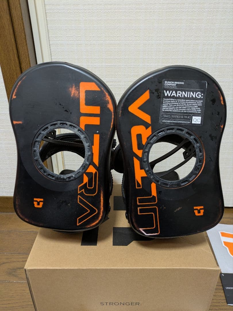 UNION ULTRA ブラック/オレンジ M　22-23　ビンディング