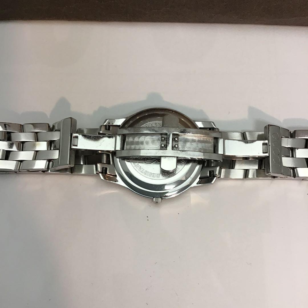 ‼️GUCCI グッチ‼️ステンレススチール ブラックダイヤル クォーツ時計