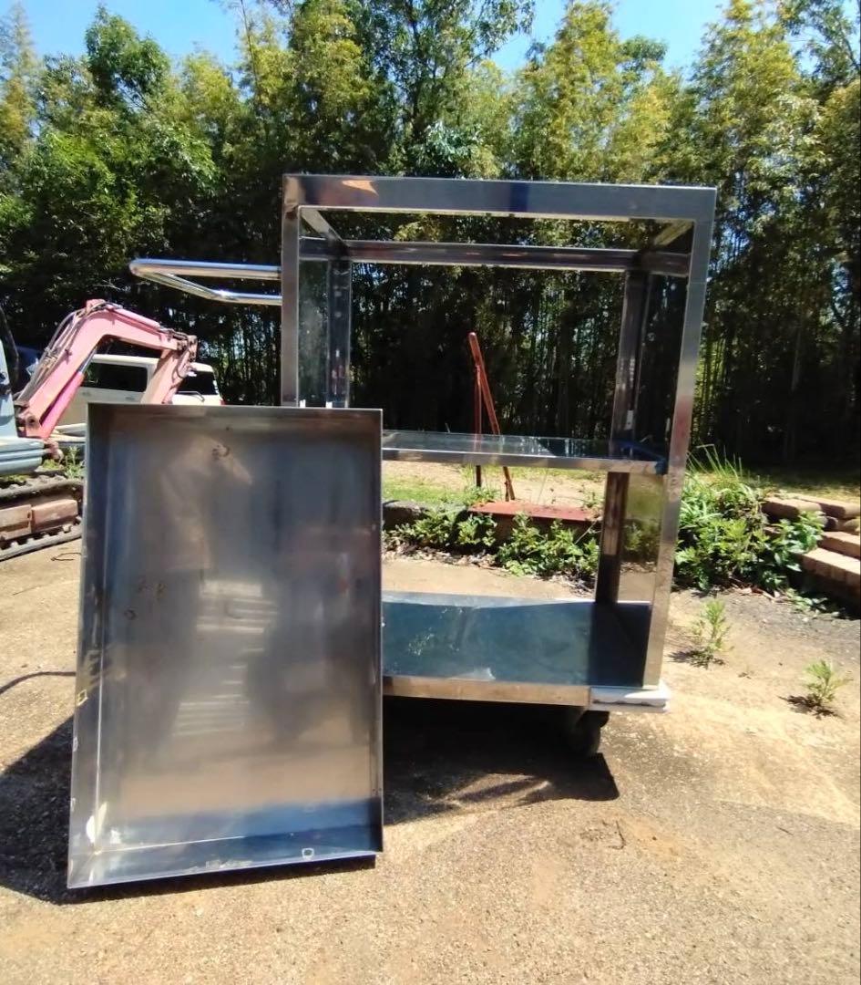 給食用カート　キッチン　インテリア　ワゴン　引き取り限定