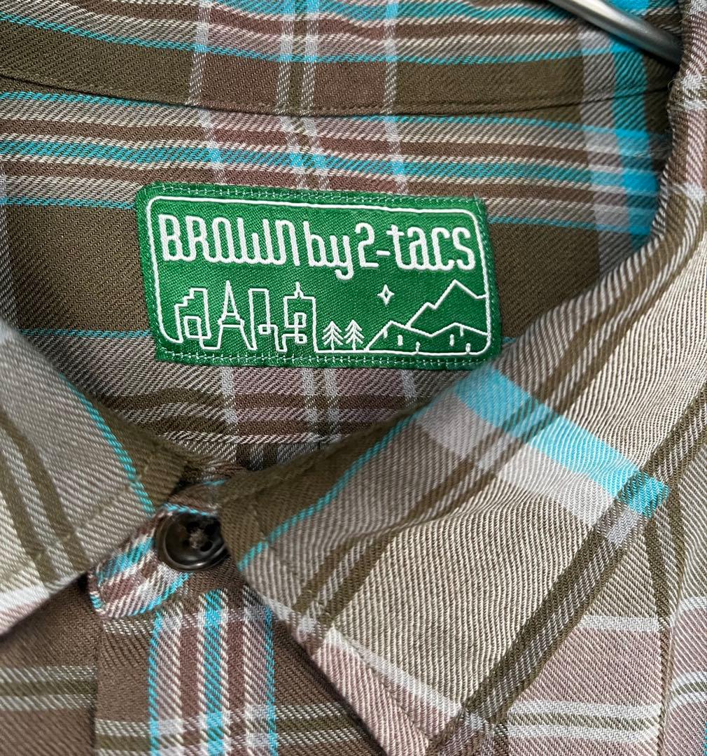 【美品】brownby2tacs ウールシャツ