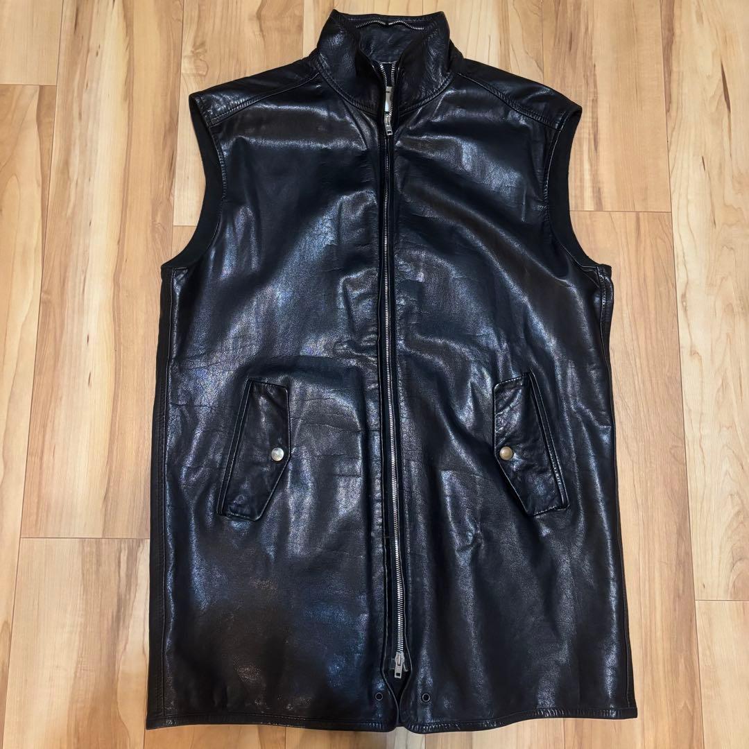 hussein chalayan 03aw レザーベスト