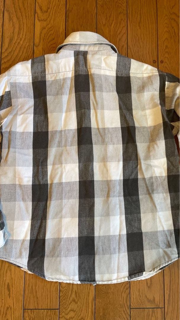 70's〜 FIVE BROTHER ファイブブラザー 白黒チェック ネルシャツ