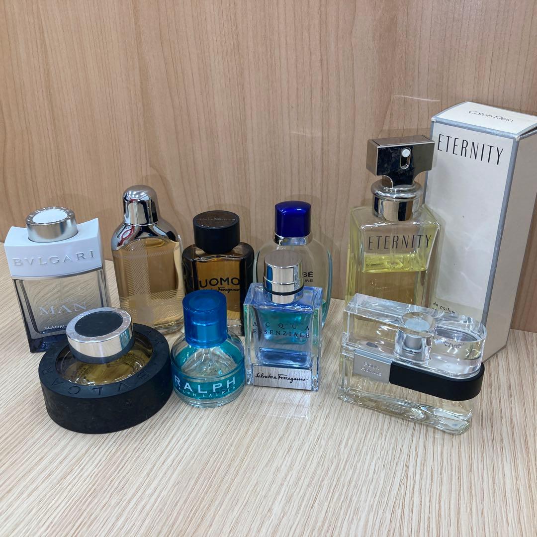 ▲ブルガリ/フェラガモ/バーバリー/ジバンシー…等　メンズ香水まとめ売り