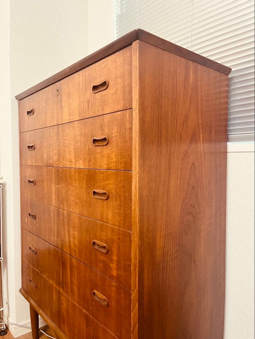 北欧　デンマーク　6段　ヴィンテージ　シェルフ