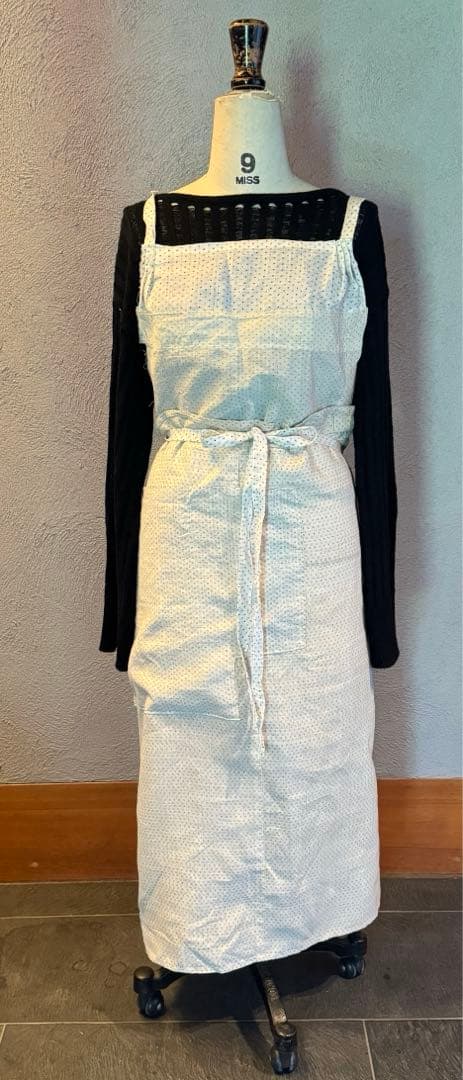 ヴィンテージエプロン　シルク