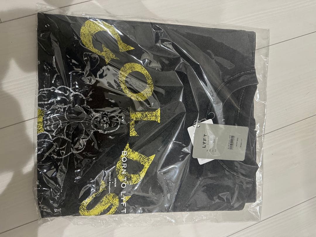 【即完売品】ゴールドジム lyft Tシャツ 黒 M