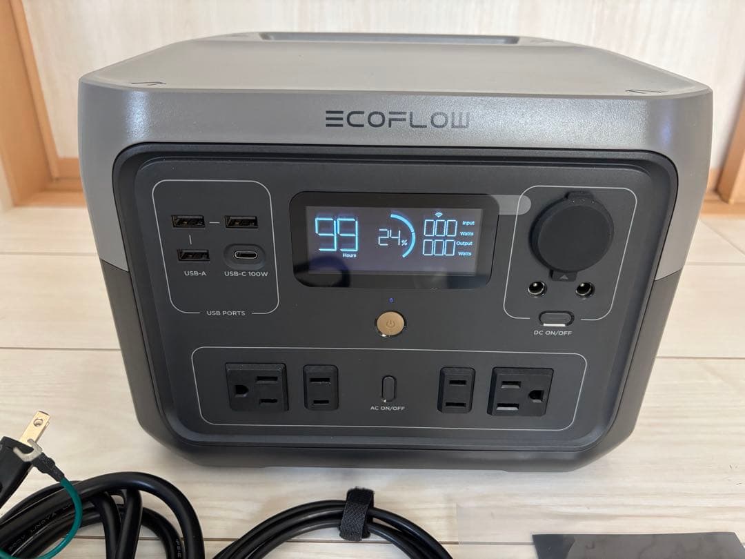 エコフロー リバー2マックス ポータブル電源　使用頻度少ない　中古美品