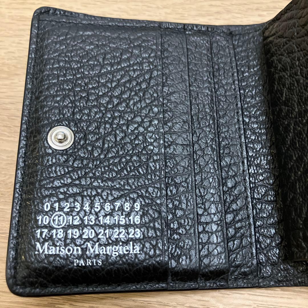 maison margiela メゾンマルジェラ 二つ折り財布 ブラック