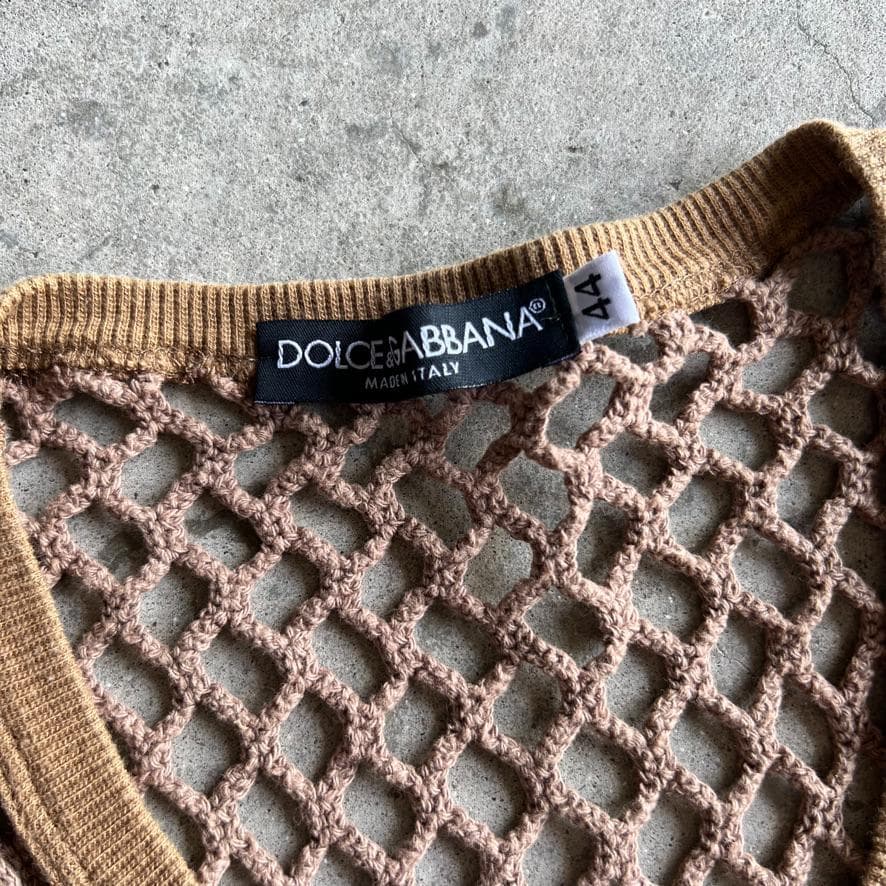 archive dolce&gabbana ドルガバ メッシュ タンクトップ