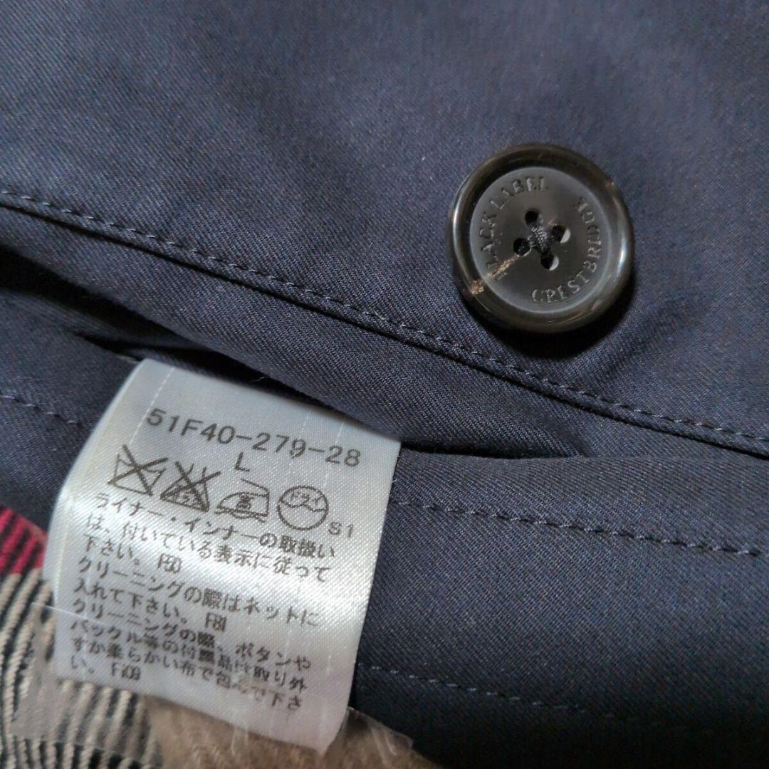 極美品✨ブラックレーベル クレストブリッジ トレンチコート L ライナー 刻印