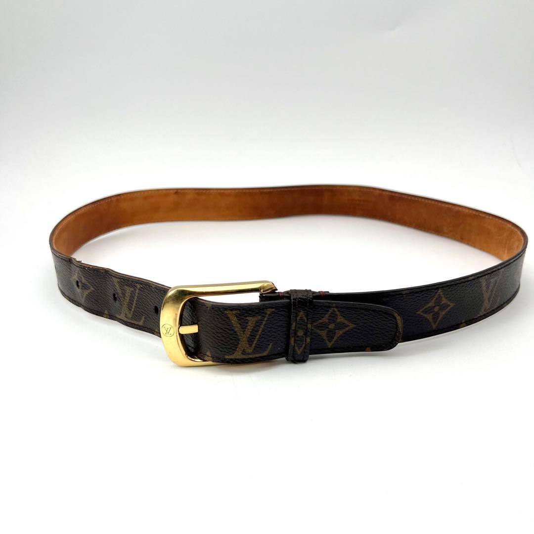 ルイヴィトン モノグラム サンチュール エリプス LVロゴ ユニセックス　レザー