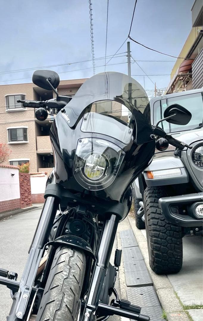 ハーレー純正 クォーターフェアリング ビビットブラック laminarリップ付き