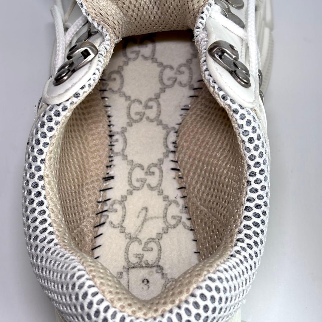 【極美品】 GUCCIグッチ フラッシュトレック スニーカー ビジュー装飾 23