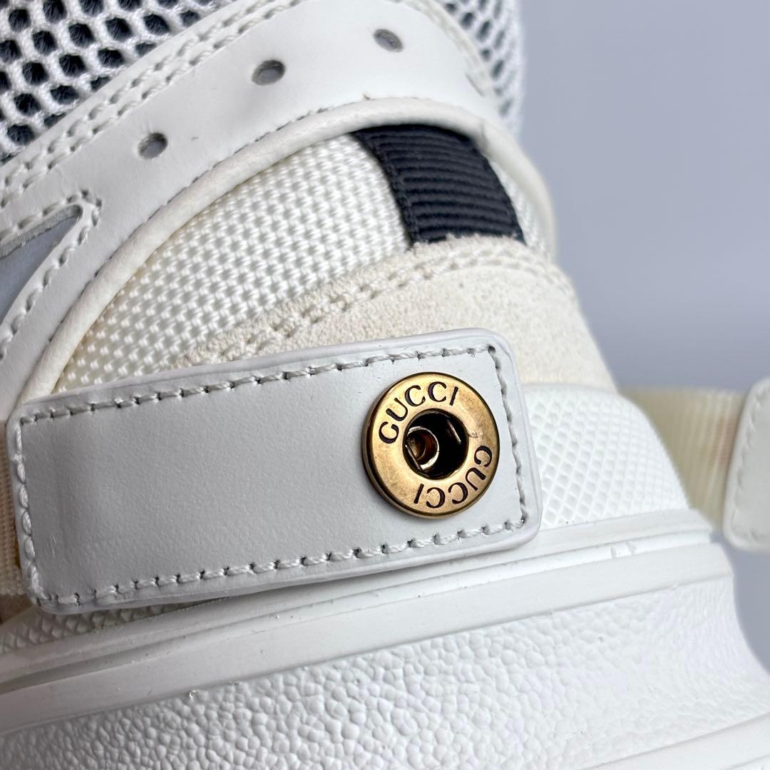 【極美品】 GUCCIグッチ フラッシュトレック スニーカー ビジュー装飾 23