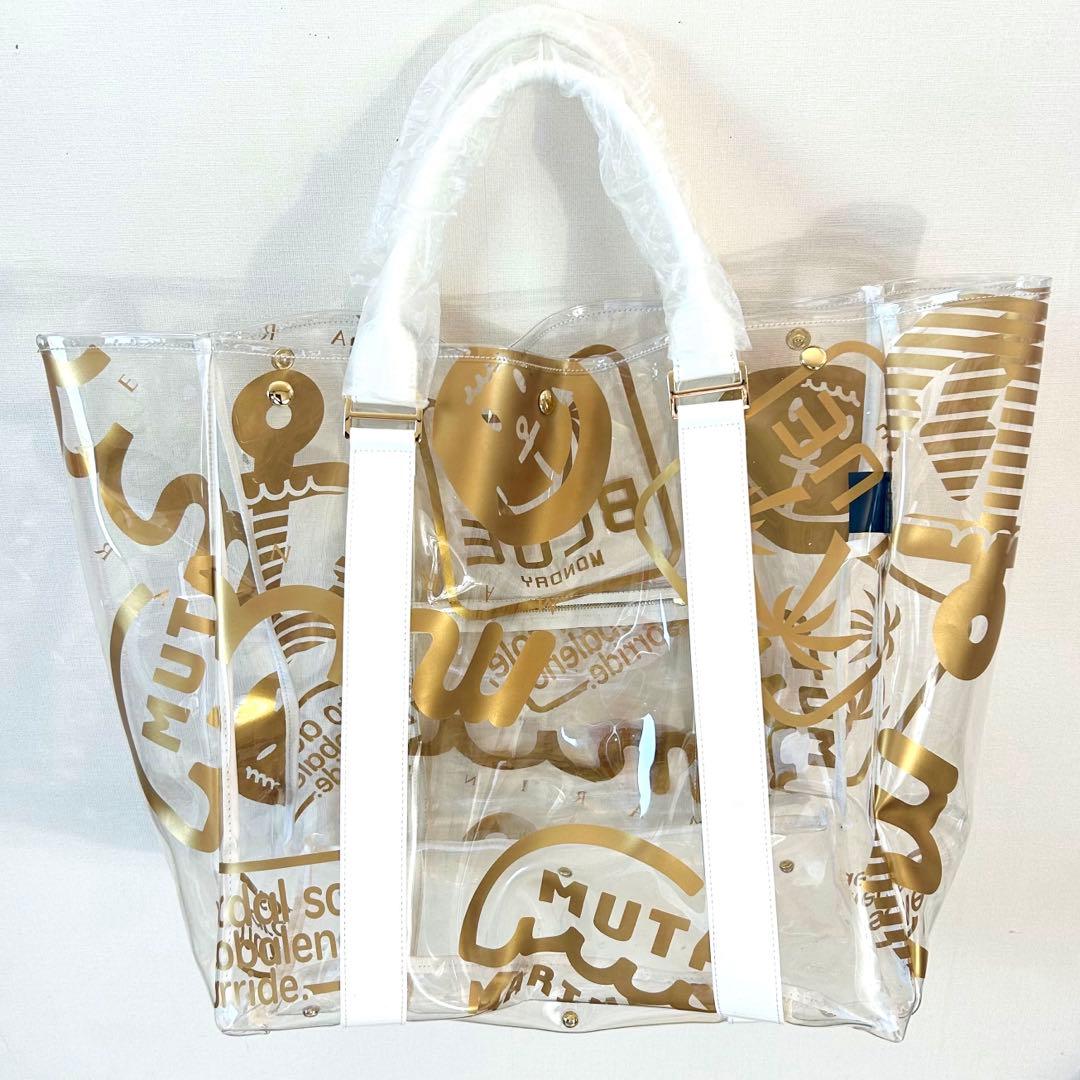 MUTA MARINEムータマリン クリア トートバッグビーチ・ゴルフバッグ