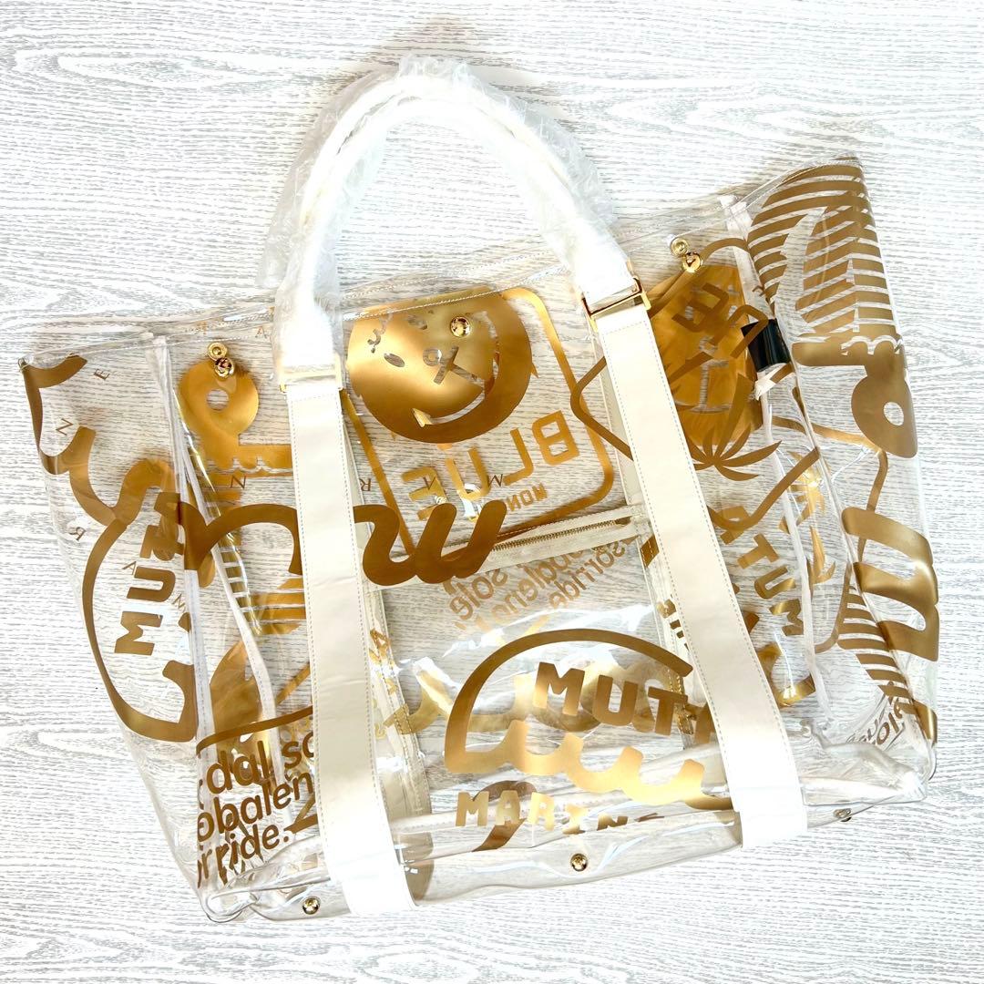 MUTA MARINEムータマリン クリア トートバッグビーチ・ゴルフバッグ