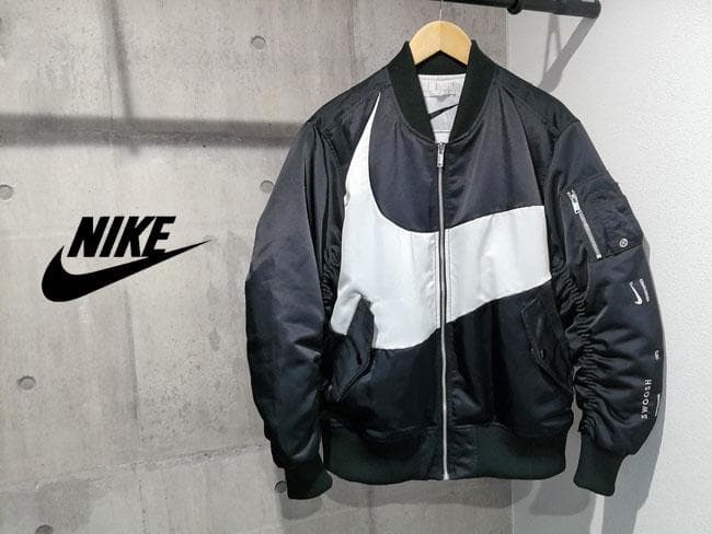 NIKE ナイキ スウッシュ MA-1 ボンバージャケット XL リバーシブル