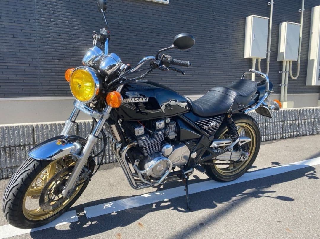 ゼファー400 マーシャル／メッキフェンダーセット