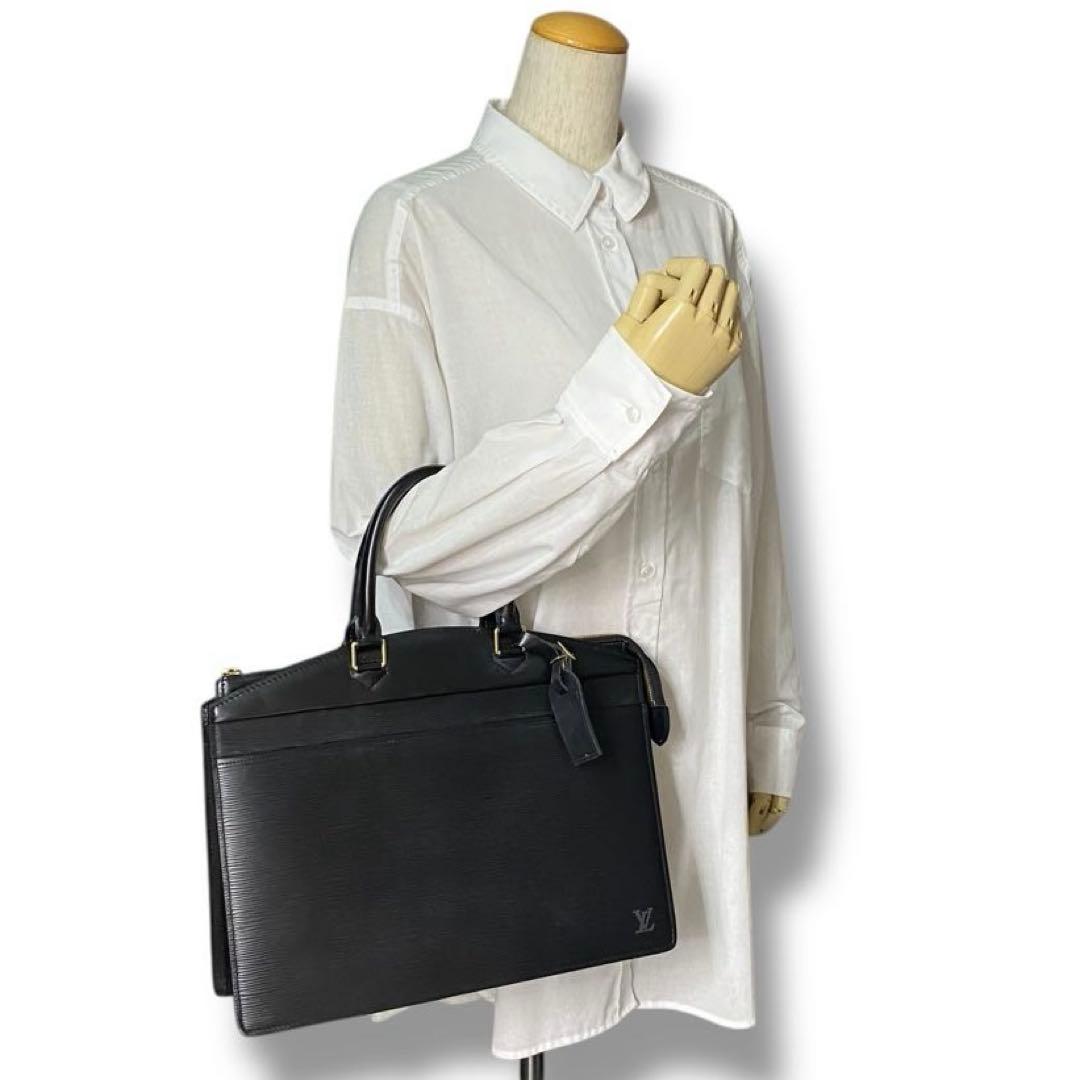 良品 LOUIS VUITTON リヴィエラ エピ バッグ ビジネス レディース