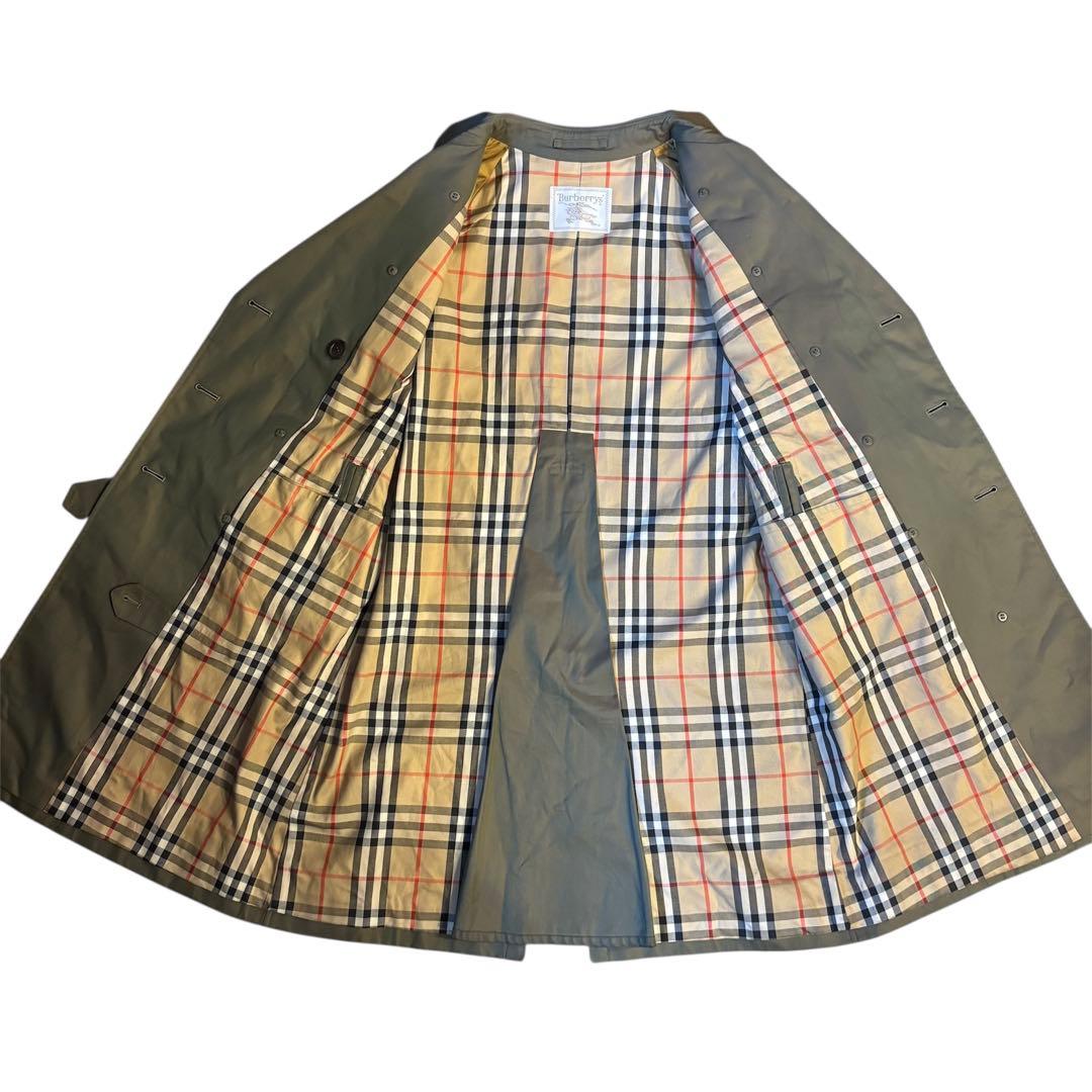 BURBERRYS バーバリー ベルト 玉虫 トレンチ ダブル ノバチェック