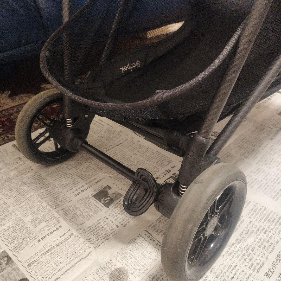 サイベックス　ベビーカー　レインカバー付き