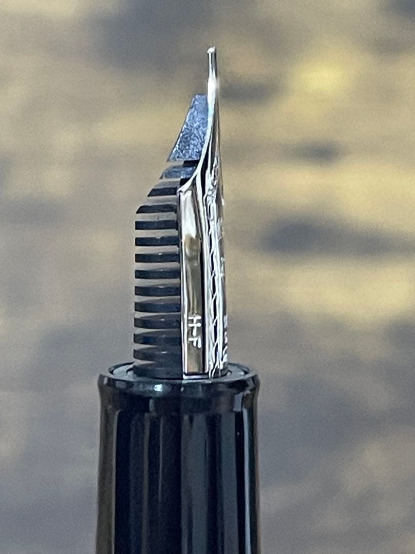 試筆のみ　旧型ニブ　銀　14k 字幅F セーラー　万年筆　極美品
