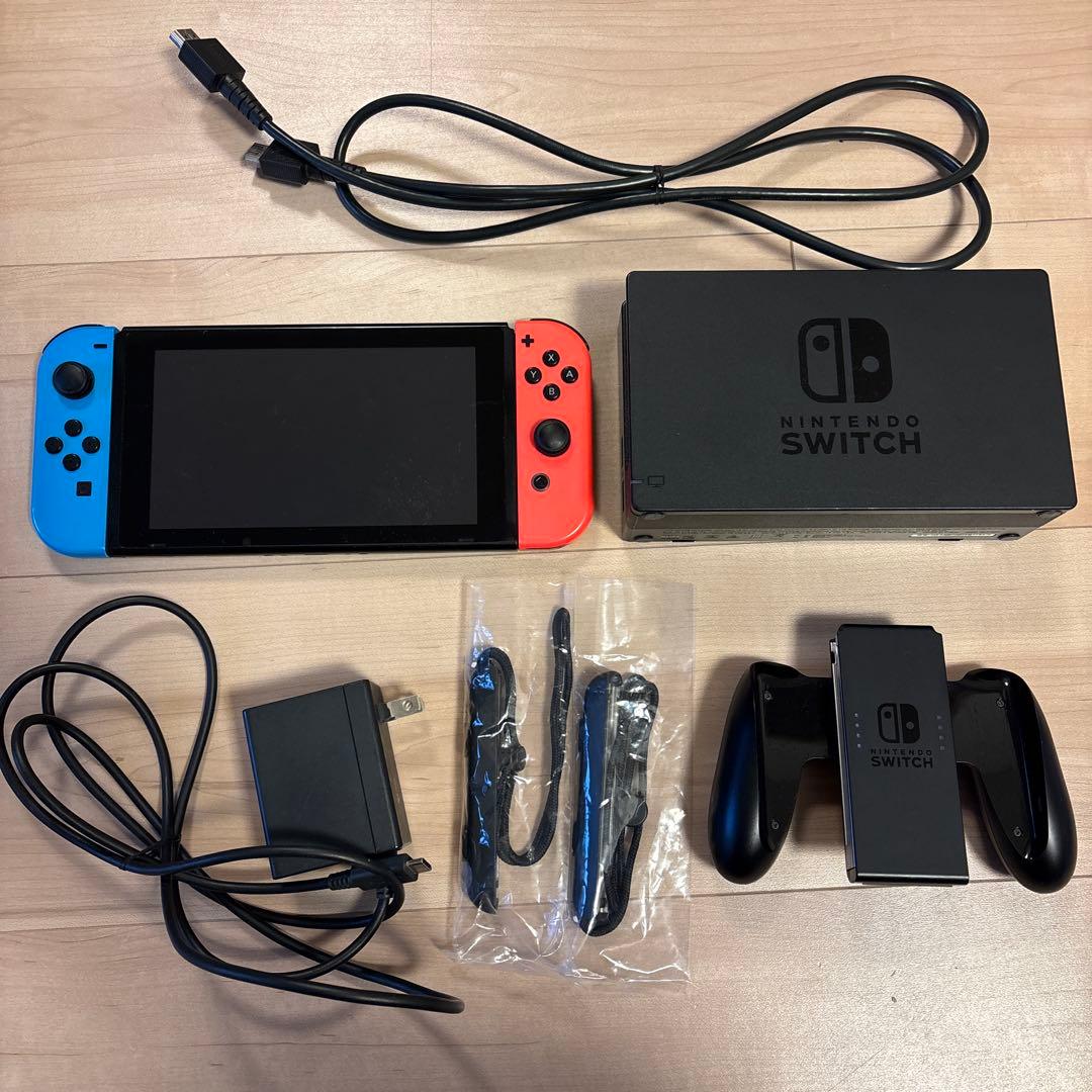 【ジャンク品】Nintendo Switch 本体 ネオンブルー/ネオンレッド