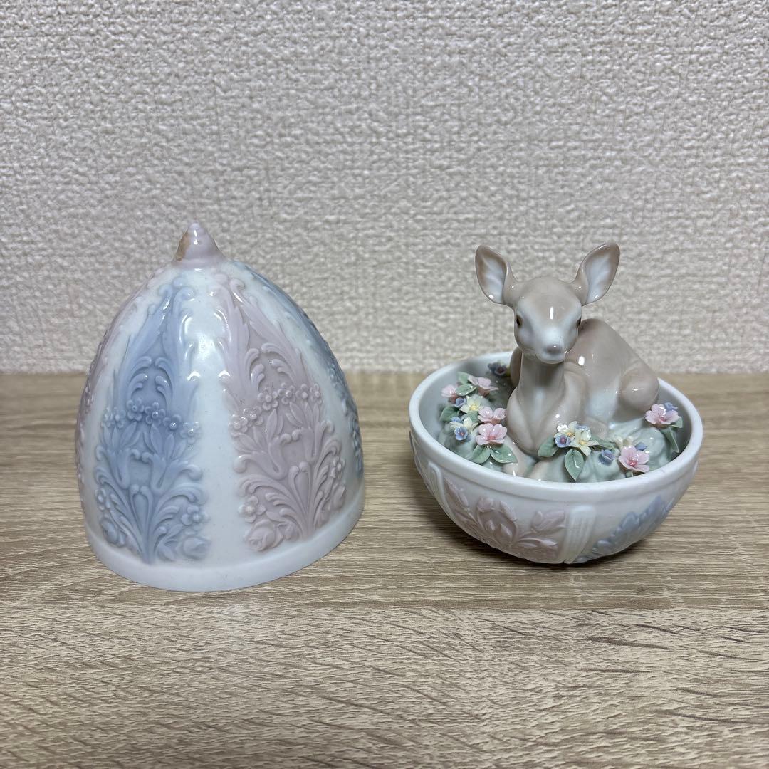 LLADRO リヤドロ 子鹿とのエッグサプライズ